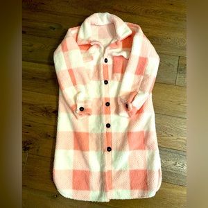Pink & White Flannel